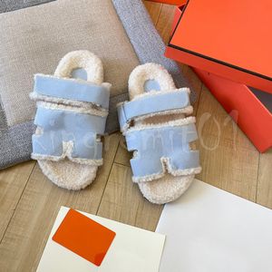 Designerska pantofel Kampy zamszowe sandałowe futra zjeżdżalnia płaska zjeżdżalnia zima furry mułowy moda dupe but