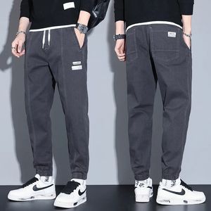 Pantaloni da uomo primavera estate cotone jogger pantaloni pantaloni harajuku cargo jeans casual harem denim coreano hip hop pantaloni maschi 898