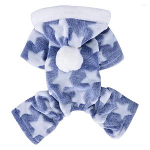 Dog Apparel Soft Pajamas Pjs Small Dogs Sweater Warm Doggy Winter Clothes Puppy Jumpsuit Flannel Onesie For Chihuahua Pet Cat Clothing