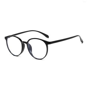 Sonnenbrille, Anti-Blaulicht-blockierende Brille, Retro, kurze, signierte Brille, blendender runder Rahmen für Erwachsene und Studenten