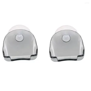 Kitchen Storage 2PCS Plastic Super Suction Cup Razor Rack Clear Bathroom Holder Shaver Bracket