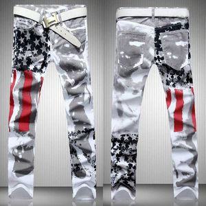 2023 Fashion Sıcak Erkekler Denim Wings Wings American Flag Plus Boyut