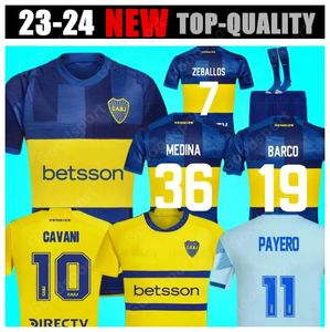 23 24 Boca Juniors Maradona Varela Medina Villa Soccer Jerseys Fernandez Benedetto Molinas Ramirez Varela Vazquez Shirds de Rossi Salvio Oscar 2023 Payero