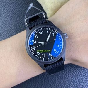 V7F Relógio suíço ETA2892-2 Diâmetro automático de movimento de 41 mm Case cerâmica Dial preto Sapphire Glass Glass Super Luminous Pointer Watch Automatic Watch