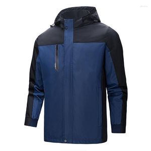 Jaquetas masculinas Chegada Homens Jaqueta À Prova D 'Água Com Capuz Casacos Masculino Outdoor Tracksuit Primavera Outono Windbreaker Sports