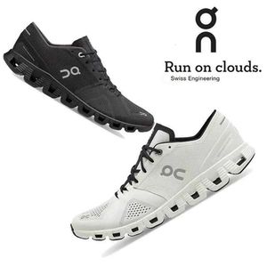 X1 Cloud on Running Designer Shoes for Men Women Black Asphalt Grey Alon Clouds White Niagara
