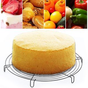 Baking Tools Round Nonstick Cake Cooling Rack Stainless Steel Wire Grid Tray Cookies Biscuits Bread