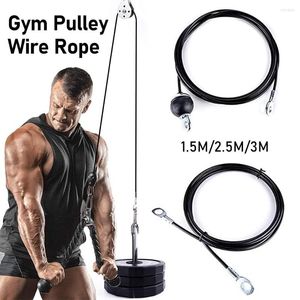 Accessories 1.5m 2.5m 3m Gym Pulley Cable Steel Wire Rope 5mm Arm Strength Pull Down Triceps Lifting Training Fitness