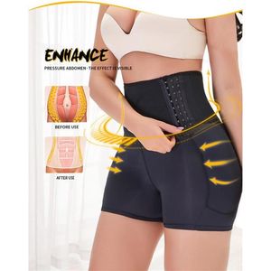 Shaper bulifter hip realçador acolchoado cintura alta barriga controle calcinha invisível briefs falso bunda nádegas emagrecimento coxa 1903327e