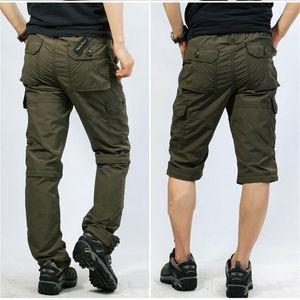 Men's Pants ICPANS Casual Loose Quick Dry Khaki Cargo Men Waterproof Summer Army Green Tactical Military Male Trousers