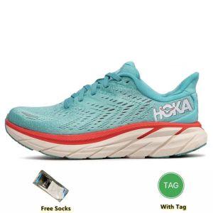Hoka One Clifton 8 Athletic Shoe Running Shoes Bondi 8 Carbon x 2 Sneakers Shock Absorbing Road Fashion Mens Womens Top Designer Size 36-45