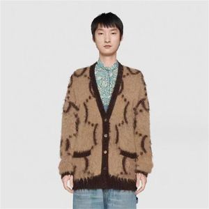2023 Hotsales Designer Luxury Italian Autumn And Winter New Men And Women's Knitted Cardigan Coat V-Neck Sweater Letter Jacquard Fashion Brand Coat