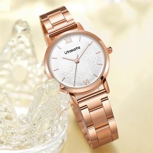 Zatrzymuje Women Watches Wysokiej jakości kwarc-battery prosty limitowana edycja stalowa pasek wodoodporny