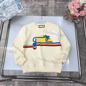 T-shirt con cappuccio per bambini Maglione T-shirt T-shirt rosa Lettera T-shirt casual carina Ragazzo Baby Teen Vestiti Autunno Manica lunga Ragazza Multicolor Top Abbigliamento per bambini Maniche corte di lusso