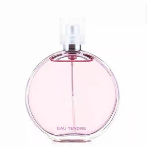 Mulheres Perfume Pink Amarelo Encounter Eau Tendre 100ml Versão mais alta estilo clássico estilo duradouro