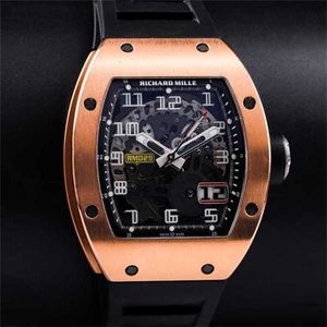Relógio de designer RichareMill Tourbillon Enrolamento Automático Cronógrafo de Edição Limitada com Y Cerâmica Mecânica Mileres Relógio de Pulso Relógio Suíço Sport Wrist OXZT