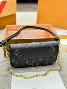 Novo designer saco baguette sacos de luxo do couro ouro pérola mulheres axilas saco crossbody sacos designer corrente bolsa ombro