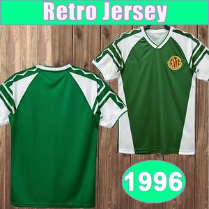 1996 Beijing Guoan Retro Soccer Jerseys Home Camisas de futebol Uniformes de manga curta