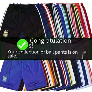 22 23 Argentina Soccer Shorts 22 23 E.FERNANADEZ J.ALVAREZ DE PAUL DI MARIA DYBALA PAREDES TAGLIAFICO MARTINEZ ROMERO national home away football Sports pants