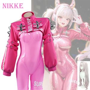 Game Alice Cosplay Nikke The Goddess of Victory Cosplay Costume Sexig outfit Game Pink Jumpsuit Set Halloween Costume For Womencosplay