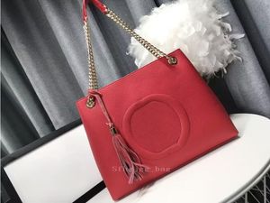Moda kadın çanta seyahat çantaları tasarımcı kadınlar büyük alışveriş çanta markaları omuz çantası 38cm lüks kırmızı çanta