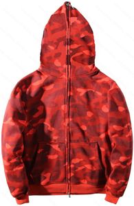 Billiga hajar hoodies full zip up mens kvinnor mode män deisigners svart vit jacka man hög kvalitet casual tröjor sta hoodies d8