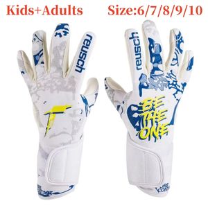 Sports Gloves Latex Goalkeeper Football Professional Thick Protection Kids Adults Match Soccer Child Goalie 231007