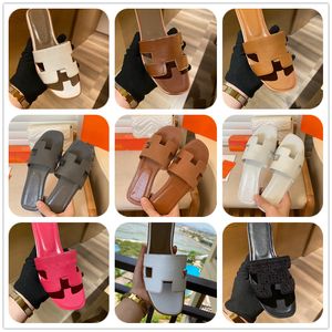 Women slippers Classic Flat heel Summer Lazy fashion Cartoon Big Head flops leather lady Slides Hotel Bath Ladies sexy Water drill Sandals pink brown