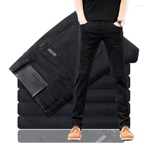 Mäns jeans cumukkiyp fashionabla och bekväma svarta rakt för män idealisk en snygg look