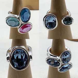 Solitaire Ring Satıyor İspanyol Orijinal Tasarım Moda Elektraplatma 925 Gümüş Yaratıcı Punk Kristal Tatil Takı Hediyesi 231007