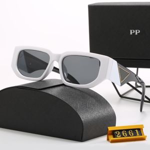 Tasarımcı Güneş Gözlüğü 2661 Marka Erkek Kadınlar Ayna Klasik Yuvarlak Sunglasse UV400 Gözlük Metal Altın Çerçeve Güneş Gözlükleri Kutu ile Polaroid Cam lens