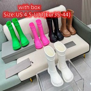 Boot Boots Rain Rubber Winter Rainboots Platform Ankle Slip-On-Half Pink Black Green Focalistic Outdoor Luxury Women 932525152