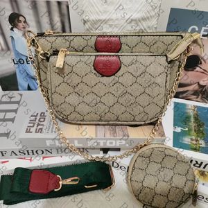 Kvinnors designer axelväska crossbody tygväskor handväskor med plånbok koppling väska mode hög kvalitet stor kapacitet shoppingväska handväska 3 st/set changchen-230928-38