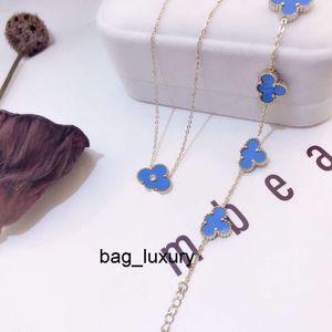 moda di lusso collana designer ragazza amore orecchini set moda ragazze collana blu designer orecchini di marca accessori primaverili nuovo braccialetto in argento 925 par