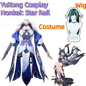 Game Honkai Star Rail Yukong Cosplay kostium anime peruka ubrania coscosplay