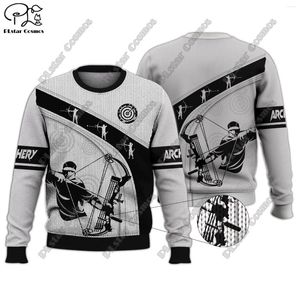 Men's Sweaters Customized Name 3D Printed Sports Series Diving Shooting Boxing Pattern Authentic Ugly Sweater Winter Casual Unisex