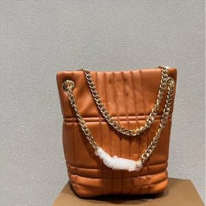 Designer bucket bag top chain shoulder bag women's fashion crossbody bag