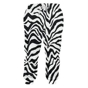 Rilascio Pantaloni Casual Ragazzo Nuovo Lungo Sciolto Leopardo 3D Pantaloni Stampati Zebra Stripes Hiphop Costumi di Grandi Dimensioni Unisex Inverno Trouse256b