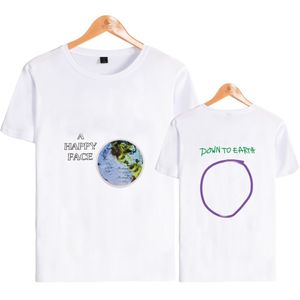Mäns t-shirts Happy Face T-skjortor ankomster herr Hip Hop Clothing Merch World Printed Tees