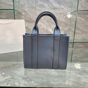 Borsa a mano in pelle di tela Moda