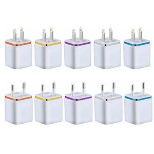 Fast Adaptive Wall Charger 5V 2.1A USB Power Adapter Cell Phone Chargers Phone Plug