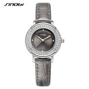 Womens Watches High Quality Quartz-battery Business Fashion Able Diamond-set Sun Belt Quartz Waterproof 28mm Watch
