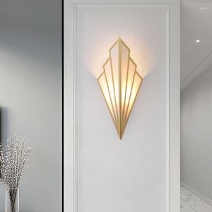 Wall Lamp Modern Sconce Luxury Light Fixture Bedside Mount Indoor For Living Room Bedroom Hallway Foyer