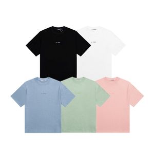 Studios Rundhals-T-Shirt aus Baumwolle mit lockerem Druck und kurzen Ärmeln für Männer und Frauen, Paar-Tops, Frühling und Sommer