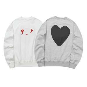 JL GC BACK Big Heart Loose Sweatshirt Hoodie Streetwear