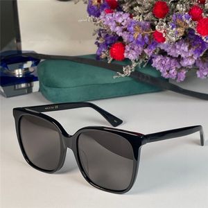 Novo design de moda óculos de sol quadrados grandes 0022SA armação de acetato clássico estilo simples e popular óculos de proteção uv 400