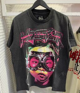 24SS TシャツティーショートスリーブUSサイズティーヴィンテージブラックメンプリント高品質のTシャツトップカジュアルサマーヒップホップティー20スタイル