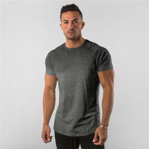 Herren Basic Solid Workout Bodybuilding Workout T-Shirt Laufshirts Quick Dry Cool-Dri Short Sleeve Athletic Shirts Activ312e