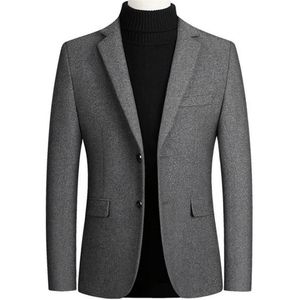 Yeni Erkekler Yün Blazer Business Casual Slim Fit Blazers Party Düğün Erkek Elbise Takım Yünlü Ceketler Blazers Terno Maskulino318k