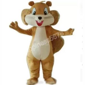 2024 venda quente esquilo mascote trajes personagem dos desenhos animados terno terno carnaval adultos tamanho halloween festa de natal carnaval vestido ternos